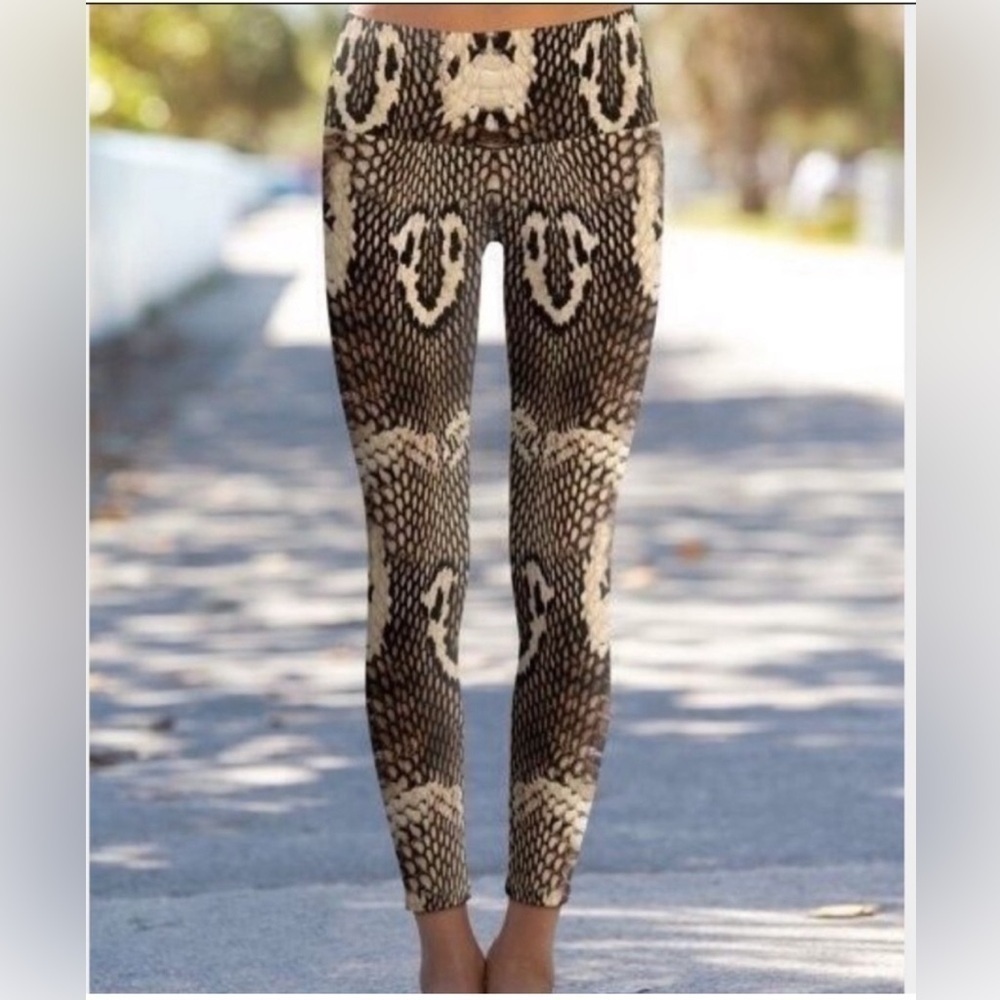 Noli Snake Skin Print Leggings
